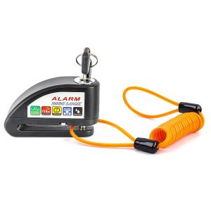Bremsscheibenschloss Alarm für BMW R 1250 R / RS / RT inkl. Erinnerungskabel Tourtecs schwarz_1