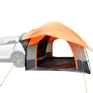 Rear tent car 1-2 persons Vanit awning tent car dome tent freestanding ME64 orange