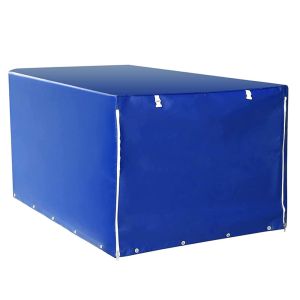 Trailer tarpaulin with rubber belt 210 x 114 x 34.65 inch Vanit high tarpaulin waterproof 610 g / m² ME98 blue DPL1