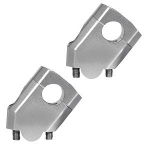 Lenkererhöhung für Triumph Tiger 1050 / 900 / 955i Tourtecs 40mm Aluminium silber_1
