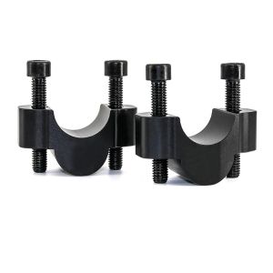 Handlebar risers 0.79 inch compatible with Yamaha Tenere 700 19-24 Tourtecs aluminum black