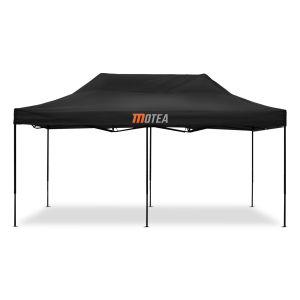 Pavillion 3x19.69 ft foldable / Racing tent Tourtecs for the racetrack MOTEA black