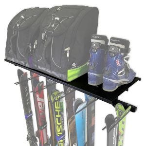 Ski holder wall Divit ski holder device strip ME85 black