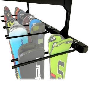 Ski holder wall Divit ski holder device strip ME85 black DPL1