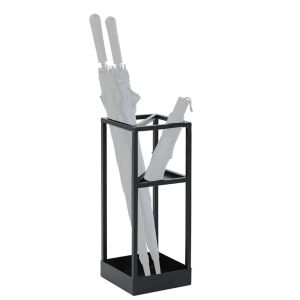 Umbrella stand Divit RE64 steel holder for umbrella coat rack black
