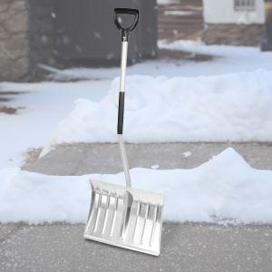 Schneeschaufel SR2 Divit Schneeräumer Schneeschieber Aluminium silber DPLI1