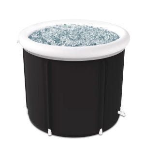 Ice bath inflatable Cranit EB14 PVC ice barrel portable 75 x 29.53 inch black
