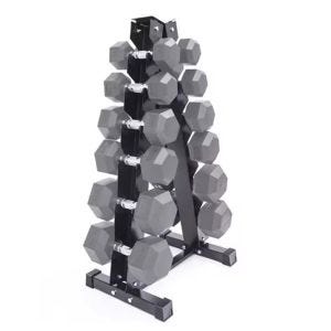 Dumbbell Rack KR1 Cranit dumbbell stand Dumbbell rack with 6 levels black DPLI1