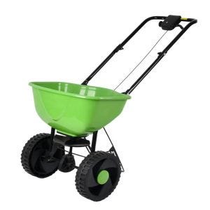 Hand spreader salt shaker 15l Divit spreader fertilizer RE101 green