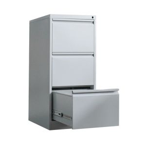 Metal cabinet with 3 drawers MS41 Divit filing cabinet with drawers gray