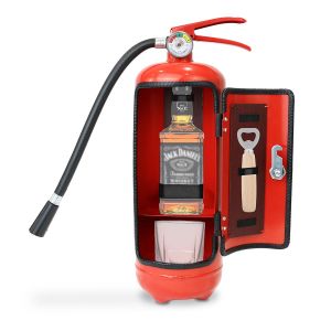 Minibar in fire extinguisher design MF51 Divit bar shelf / storage