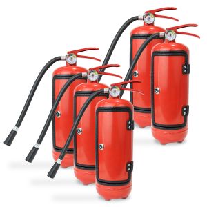 5x Minibar in fire extinguisher design MF51 Divit bar shelf / storage