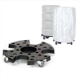 Tire roller board RR1 Divit tire cart / tire maneuverer for transporting tires DPL1