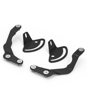Windschildhalterung passend für BMW R 1250 GS Adventure 19-24 Tourtecs WS10 Satz Windschutzscheiben Halter schwarz