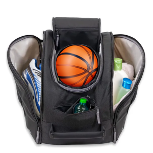 Basketballtasche Sport Tasche Cranit SR1 Duffle Bag Rucksack mit Schuhfach schwarz