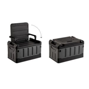 2 in 1 storage box with seat AS9 camping storage box foldable DPL1