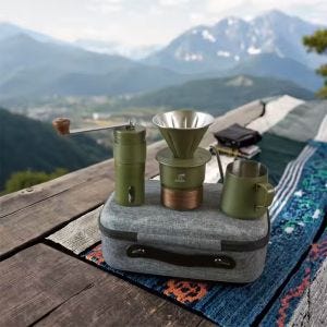 Camping Kaffee-Set Vanit KS2 Camping Kaffee Kit 5-teilig DPL1