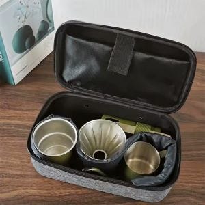 Camping Kaffee-Set Vanit KS2 Camping Kaffee Kit 5-teilig DPL2