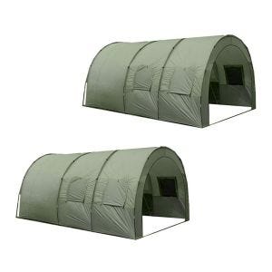 Set 2x Tunnel tent 5-6 people Vanit family tent ME54 army green