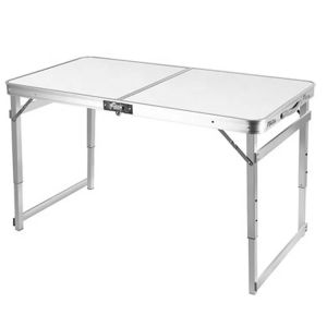 Camping table foldable aluminum Vanit folding table portable height adjustable ME57 silver DPLI1