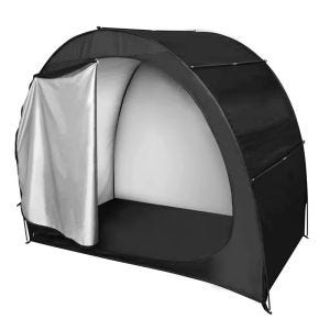 Bicycle shelter Vanit XU62 tent garage 200 x 80 x 62.99 inch waterproof with carry bag black DPL1