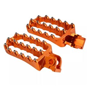 Footpegs compatible with KTM 1290 Super Adventure S 17-24 footrests Xdure orange
