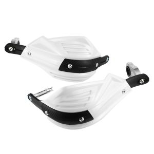 Handguards compatible with Honda Transalp XL 750 / XL 700 V XDure XD5 Handelbar Guards white