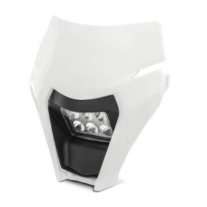 Set LED Scheinwerfer für KTM 200 EXC / 150 EXC mit Maske Xdure BK2 weiss_1