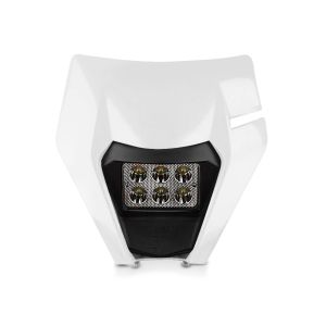 LED Scheinwerfer mit Lampenmaske für KTM 300 / 250 / 150 / 125 EXC 17-21 Xdure MW6 weiss_1