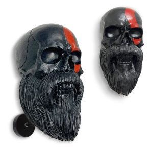 Motorrad Helmhalter Wandhalterung Skull XGP MH12 Garderobe schwarz DPLI2