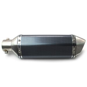 Exhaust muffler Force compatible with KTM 690 SMC / R Silencer Carbon Look-Stainless Steel