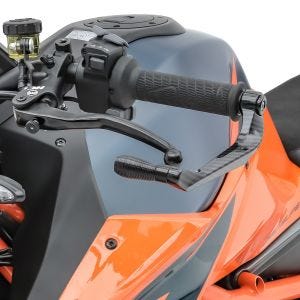 Motorcycle Lever Guard Brake and Clutch Handguard Protection Zaddox X6 Black DPLB1