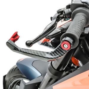 Motorcycle Lever Guard Brake and Clutch Handguard Protection Zaddox X6 red DPLB