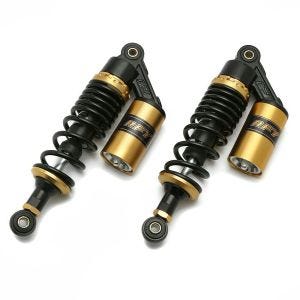 Stossdämpfer 280mm für Royal Enfield Meteor 350 Zaddox RS2 schwarz-gold_1