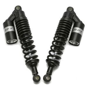 Motorrad Stossdämpfer hinten 340mm Federbein Paar Universal Zaddox RS2 schwarz_1