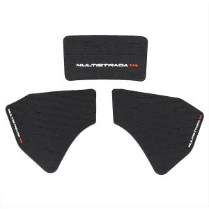 Motorcycle tank pad set compatible with Ducati Multistrada V4 Pikes Peak 22-24 Zaddox knee pad stickers